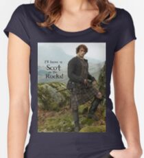 I'll have a Scot on the Rocks! Women's Fitted Scoop T-Shirt