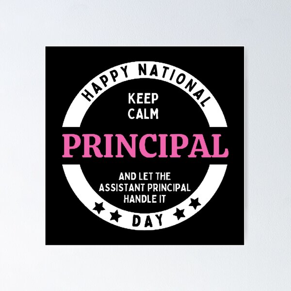 Artikelvorschau, Happy National Principal's Day The Best Teacher Pink Keep Calm Design entworfen und verkauft von BestTeacher.