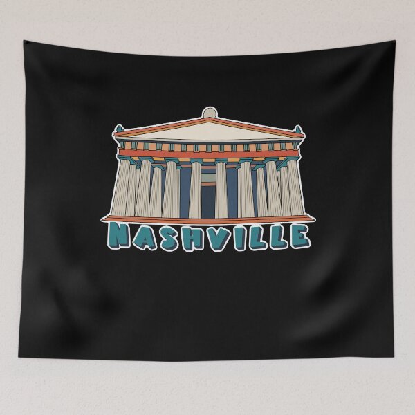Item preview, Nashville Parthenon Tennessee Illustration Travel designed and sold by Cedarrue.