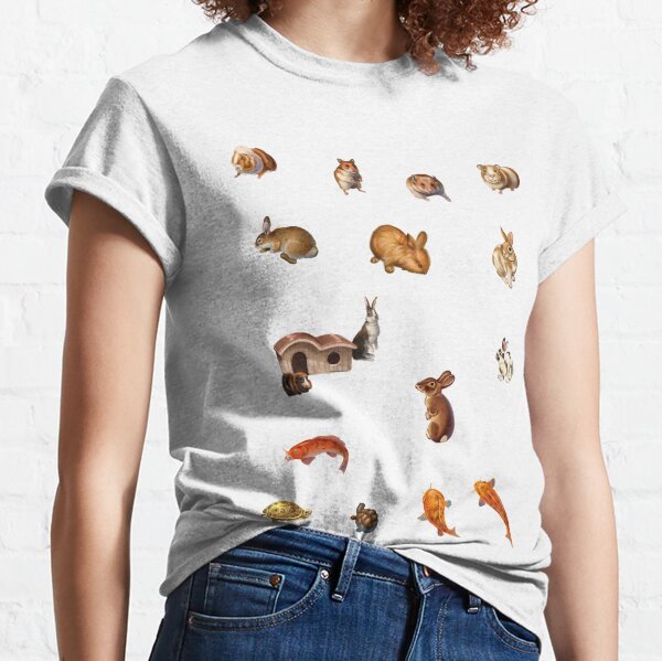 Bunnies, hamsters, guinea pigs, fish and turtles Classic T-Shirt