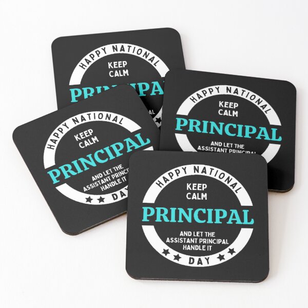 Item preview, Happy National Principal's Day The Best Teacher Blue Keep Calm Design designed and sold by BestTeacher.