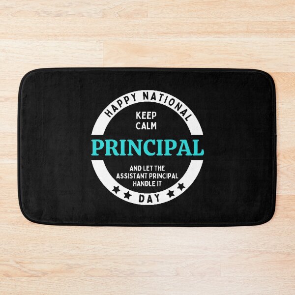 Item preview, Happy National Principal's Day The Best Teacher Blue Keep Calm Design designed and sold by BestTeacher.