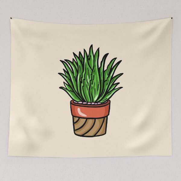 Item preview, design of succulent in a pot designed and sold by Goba Bali Studio.