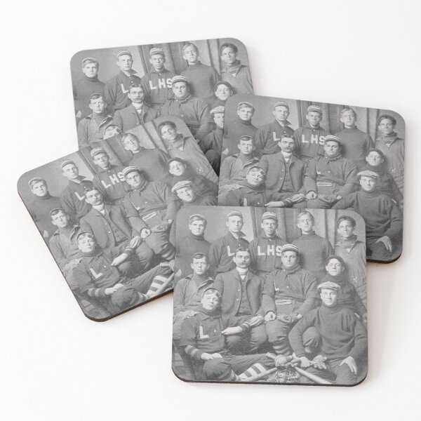 Artikelvorschau, Antikes Baseballteam-Foto 1902 mit schwarzem Spieler viktorianisch/edwardianisch entworfen und verkauft von Candlewood Museum & Gift Shoppe.