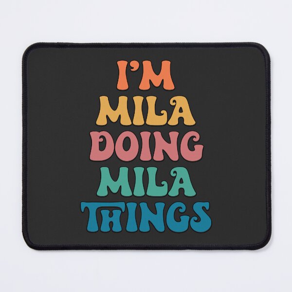 Item preview, Mila Funny Retro First Name designed and sold by Americandude.