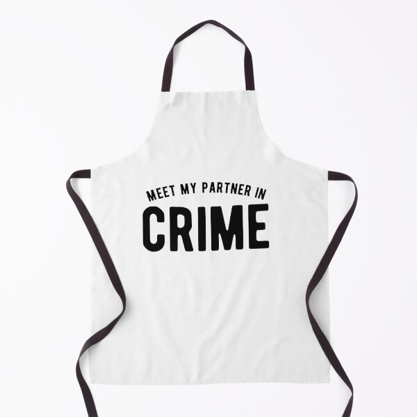 Item preview, Meet my partner in crime. Funny designed and sold by Quotes ⭐⭐⭐⭐⭐.