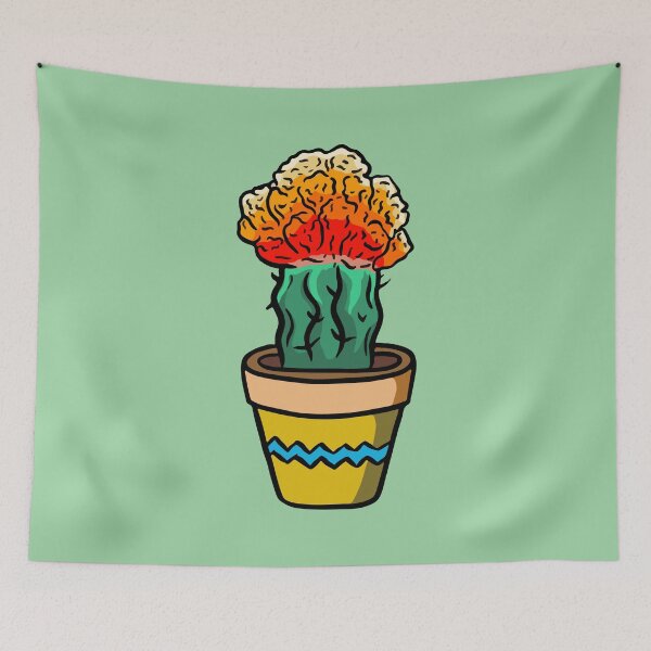 Item preview, design of succulent in a pot designed and sold by Goba Bali Studio.