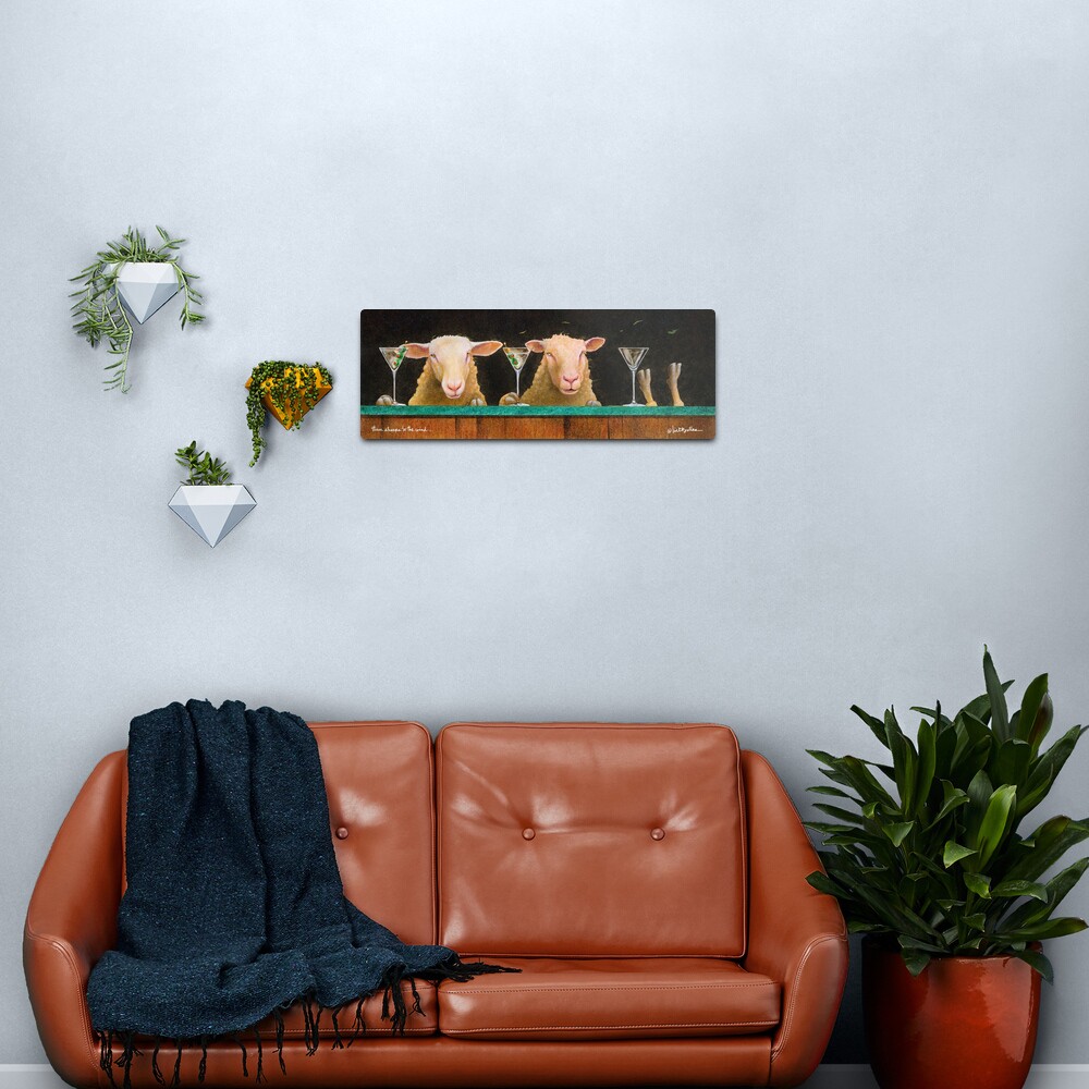 Will Bullas / three sheeps to the wind... Metal Print
