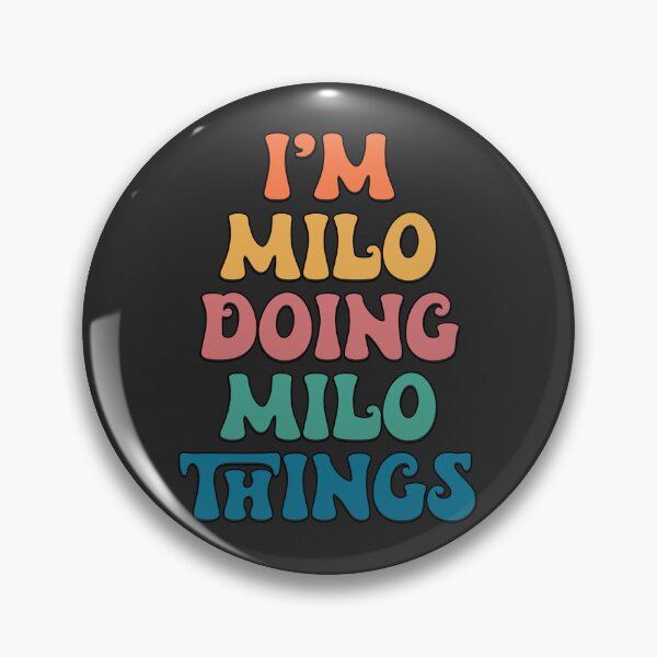 Item preview, Milo Funny Retro First Name designed and sold by Americandude.