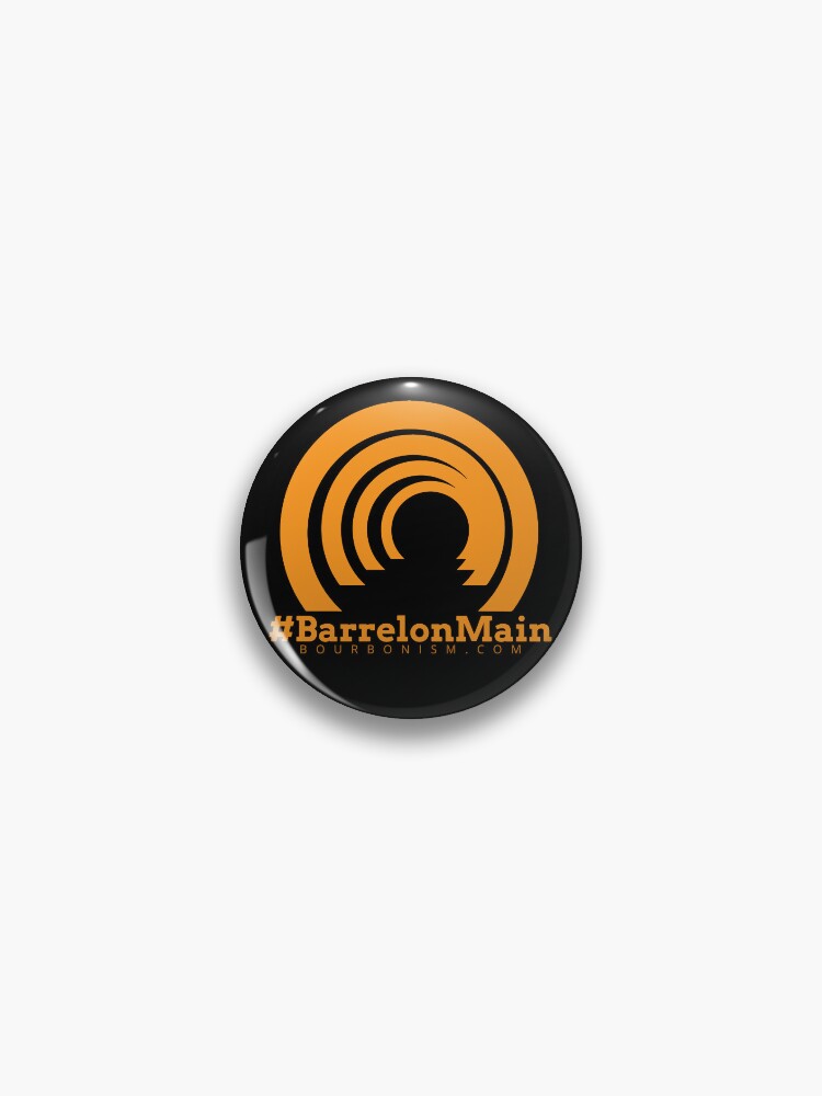 Thumbnail 1 of 3, Pin, Barrel on Main in the Bourbon District, Louisville Kentucky designed and sold by bourbonism.