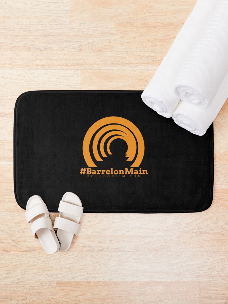 Thumbnail 1 of 6, Bath Mat, Barrel on Main in the Bourbon District, Louisville Kentucky designed and sold by bourbonism.