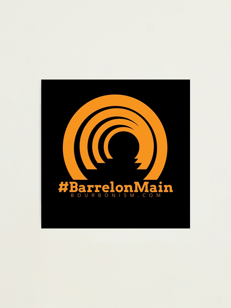 Thumbnail 1 of 3, Photographic Print, Barrel on Main in the Bourbon District, Louisville Kentucky designed and sold by bourbonism.