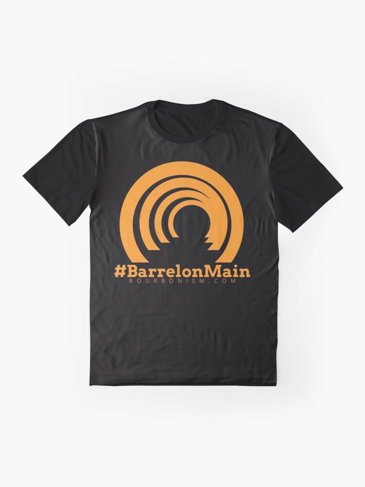 Thumbnail 4 of 5, Graphic T-Shirt, Barrel on Main in the Bourbon District, Louisville Kentucky designed and sold by bourbonism.
