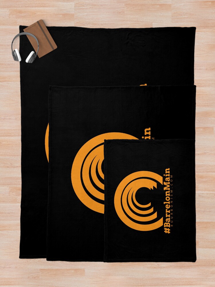 Thumbnail 5 of 6, Throw Blanket, Barrel on Main in the Bourbon District, Louisville Kentucky designed and sold by bourbonism.