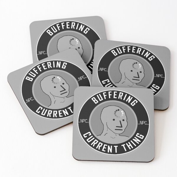 Item preview, NPC -BUFFERING CURRENT THING designed and sold by sociographix.