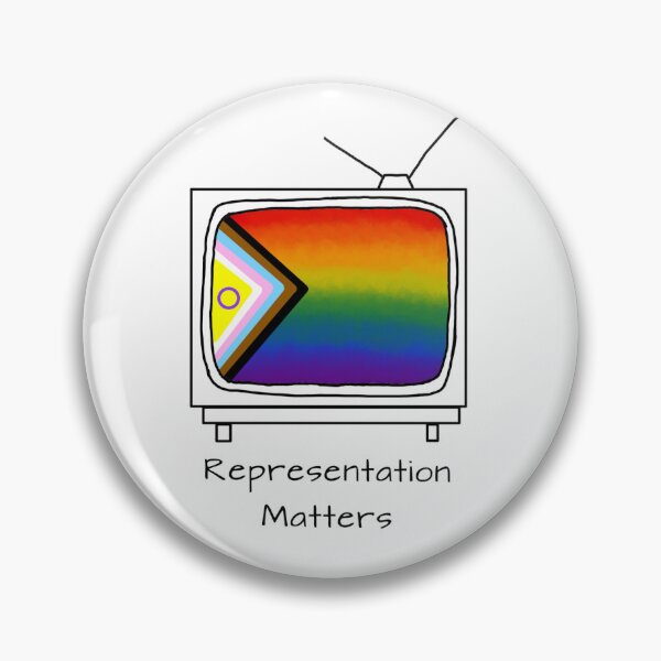 Artikelvorschau, 'Representation Matters' minimalistische TV-Pride-Flagge entworfen und verkauft von fairytalesrreal.