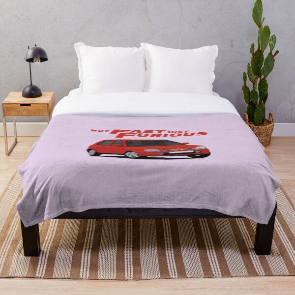 Item preview, Not Fast - Just Furious with a red Nissan Micra / March designed and sold by knappidesign.