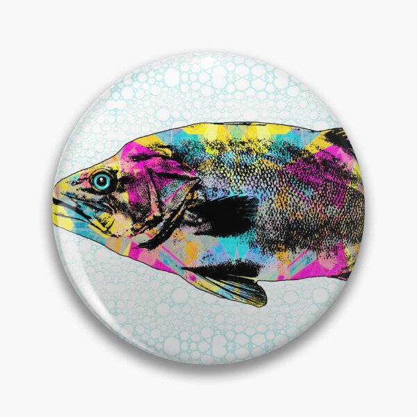 Item preview, Multicolor Fish 5 designed and sold by artbylucie.