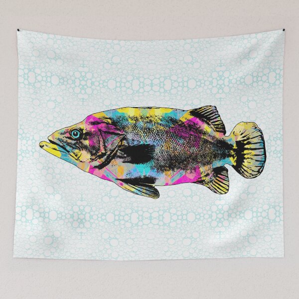 Item preview, Multicolor Fish 5 designed and sold by artbylucie.