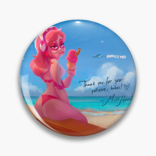 Item preview, Miss Heed in bikini and ice cream #2  designed and sold by villaincage.