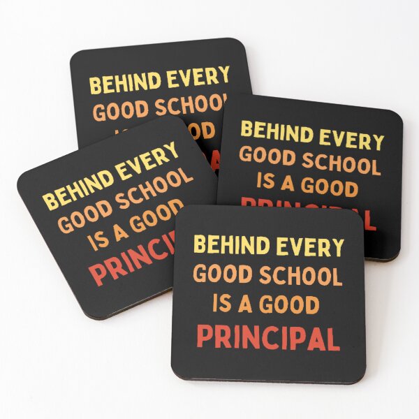 Item preview, Behind Every Good School Is A Good Principal The Best Teacher Orange Design designed and sold by BestTeacher.