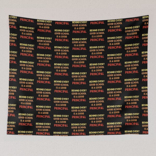 Item preview, Behind Every Good School Is A Good Principal The Best Teacher Orange Design designed and sold by BestTeacher.