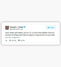 Trump Is Smarter Tweet Sticker