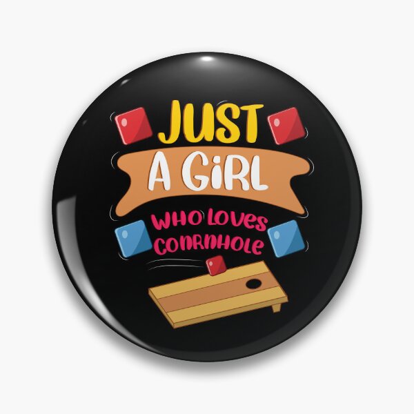 Item preview, Funny Just a Girl who loves Cornhole designed and sold by HanyAlashkar.