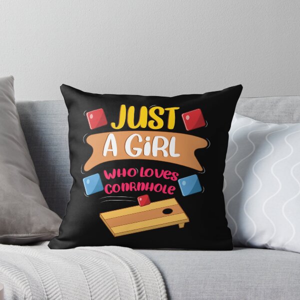 Item preview, Funny Just a Girl who loves Cornhole designed and sold by HanyAlashkar.