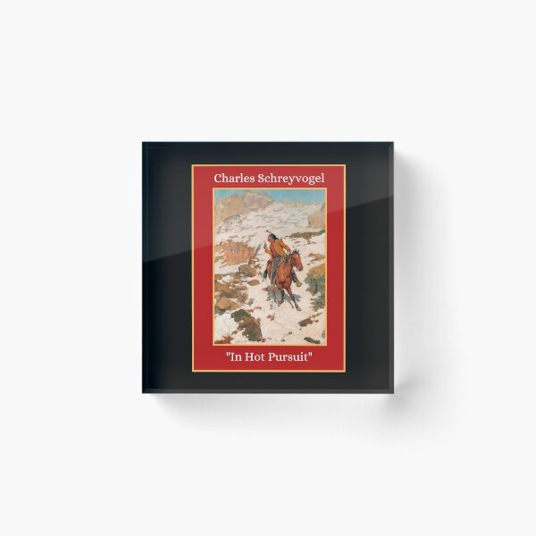 Item preview, "In Hot Pursuit," Charles Schreyvogel designed and sold by artistoutfitter.