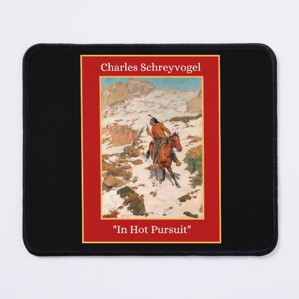 Item preview, "In Hot Pursuit," Charles Schreyvogel designed and sold by artistoutfitter.