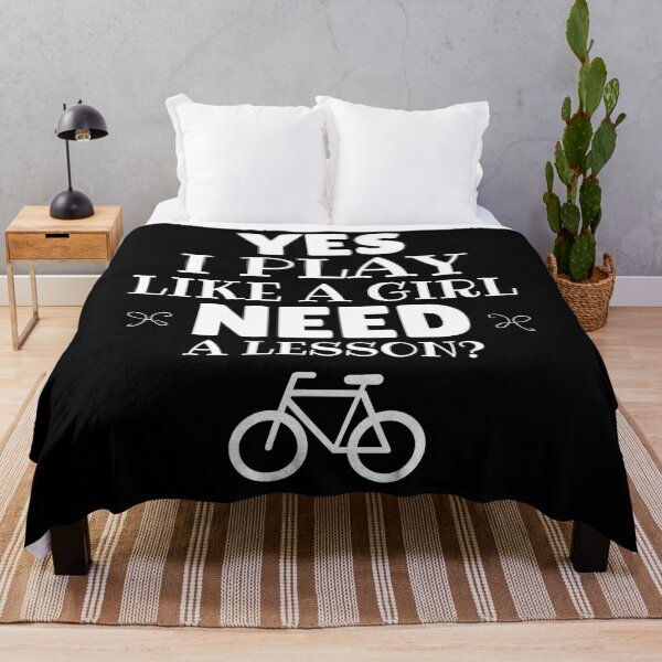 Item preview, Cycling: Yes, I play like a girl. Need a lesson? designed and sold by TheGreenGoat.