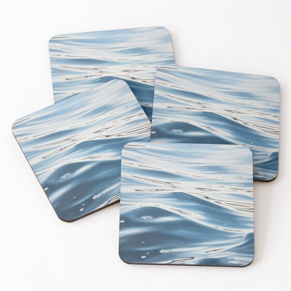 Item preview, Chaotic Neutral - Blue Lake Wave Painting designed and sold by Emily Bickell.