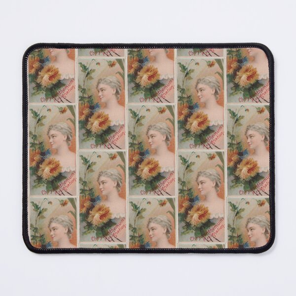 Item preview, Chrysanthemum: Resignation, 1892 | Language of Flowers Trading Card N75 designed and sold by CurrantJam.