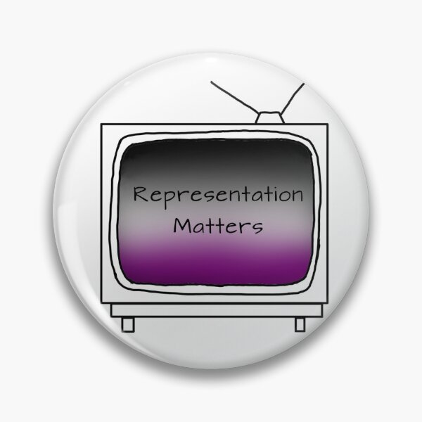 Artikelvorschau, 'Representation Matters' Retro Minimalist TV Asexual Pride Flag entworfen und verkauft von fairytalesrreal.