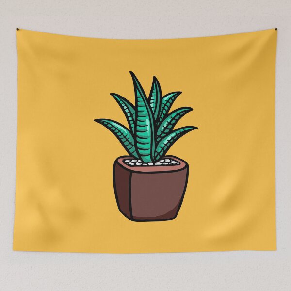 Item preview, design of succulent in a pot designed and sold by Goba Bali Studio.