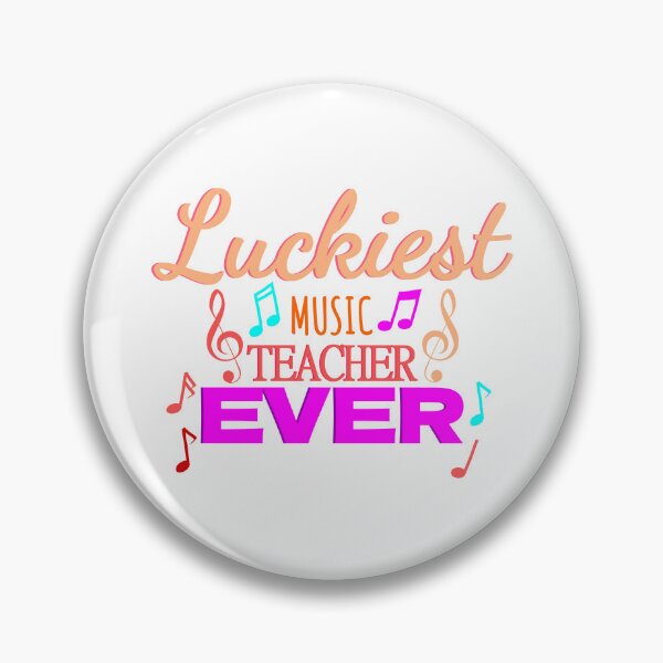 Item preview, Luckiest Music Teacher Ever designed and sold by john-ess.