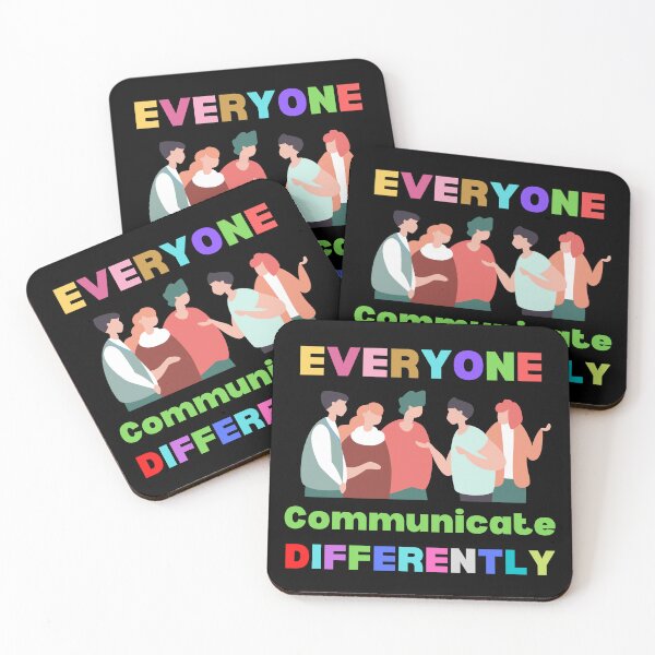 Item preview, Everyone Communicate Differently Gift designed and sold by The Love Quill.
