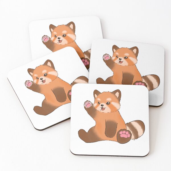 Item preview, Happy Red panda designed and sold by PinkBunnyFluff.