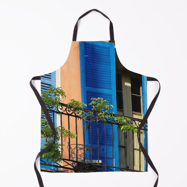 Item preview, French Quarter Balcony - Blue designed and sold by Lostlogo.