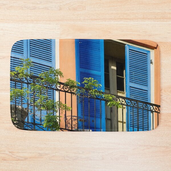 Item preview, French Quarter Balcony - Blue designed and sold by Lostlogo.