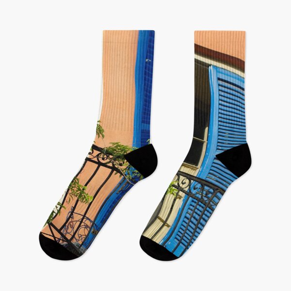 Item preview, French Quarter Balcony - Blue designed and sold by Lostlogo.