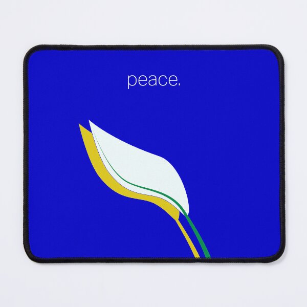 Item preview, Pro-Ukraine Peace Lily designed and sold by jennibeeworks.