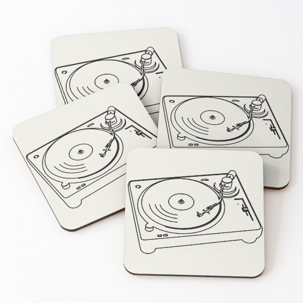 Item preview, turntable and vinyl designed and sold by ocorvo.