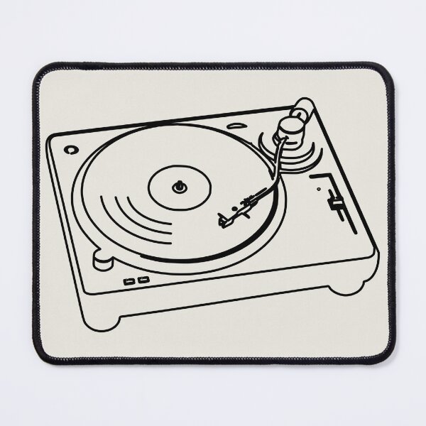 Item preview, turntable and vinyl designed and sold by ocorvo.