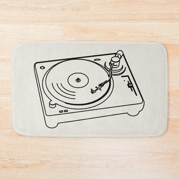 Item preview, turntable and vinyl designed and sold by ocorvo.