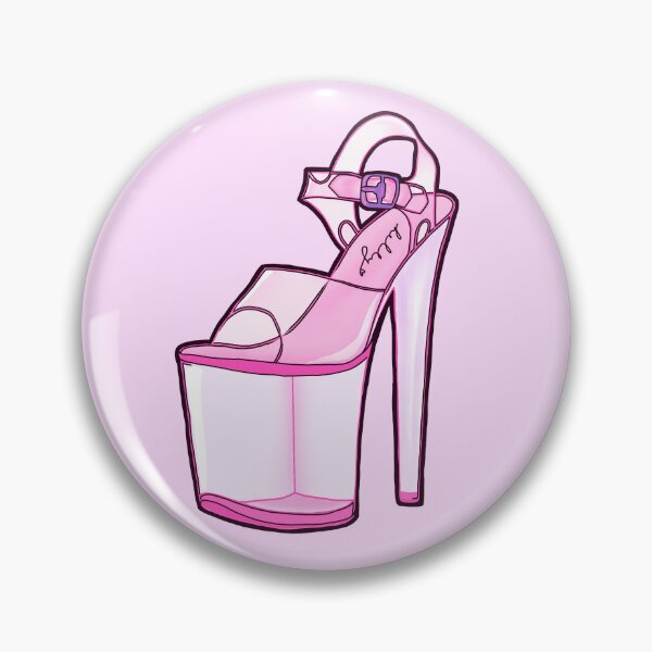 Artikelvorschau, PINK STRIPPER FERSENAUFKLEBER entworfen und verkauft von hellysangel.