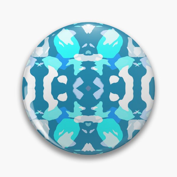 Item preview, Blue and Green Blobs Repeat Abstract Design designed and sold by AMSonArt.