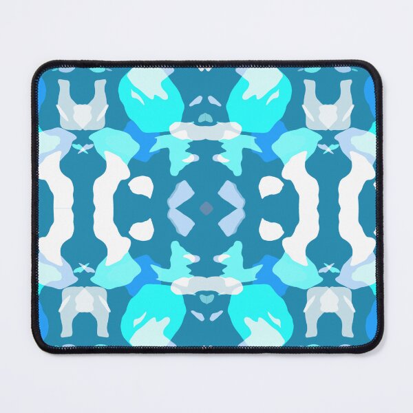 Item preview, Blue and Green Blobs Repeat Abstract Design designed and sold by AMSonArt.