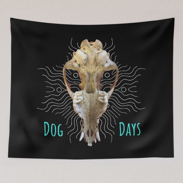 Item preview, Dog Days Canine Skull  designed and sold by DeepTreeArts.